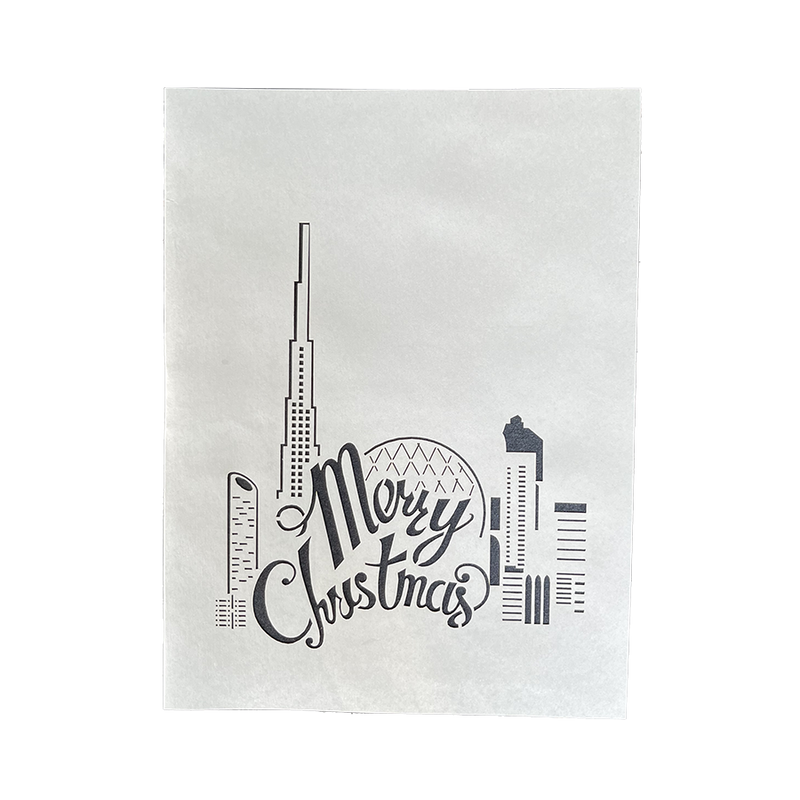 Christmas UAE Skyline