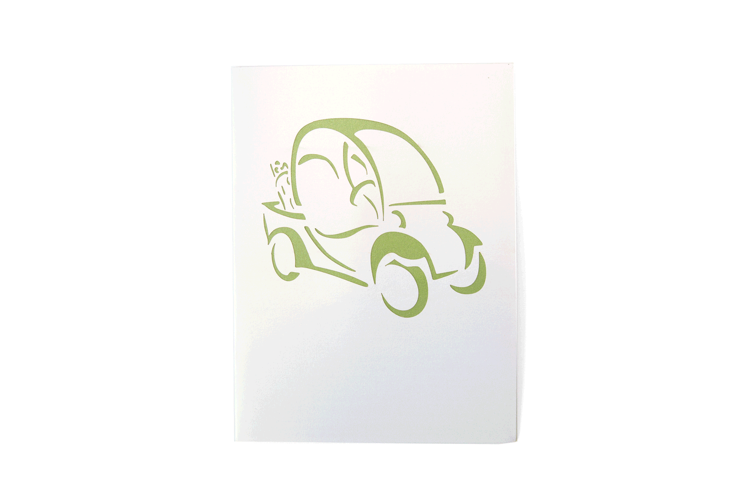 Golf Buggy Pop Up Card - Golfer Gift