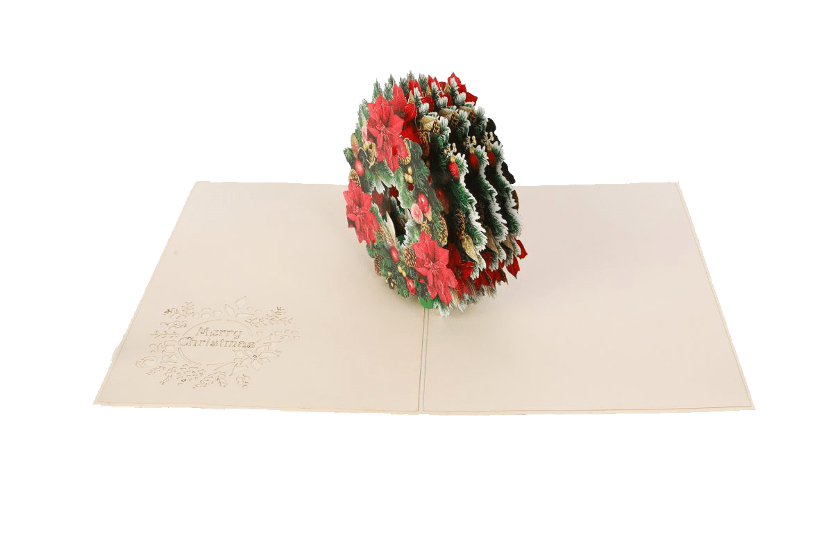 Christmas Wreath - Abra Cards