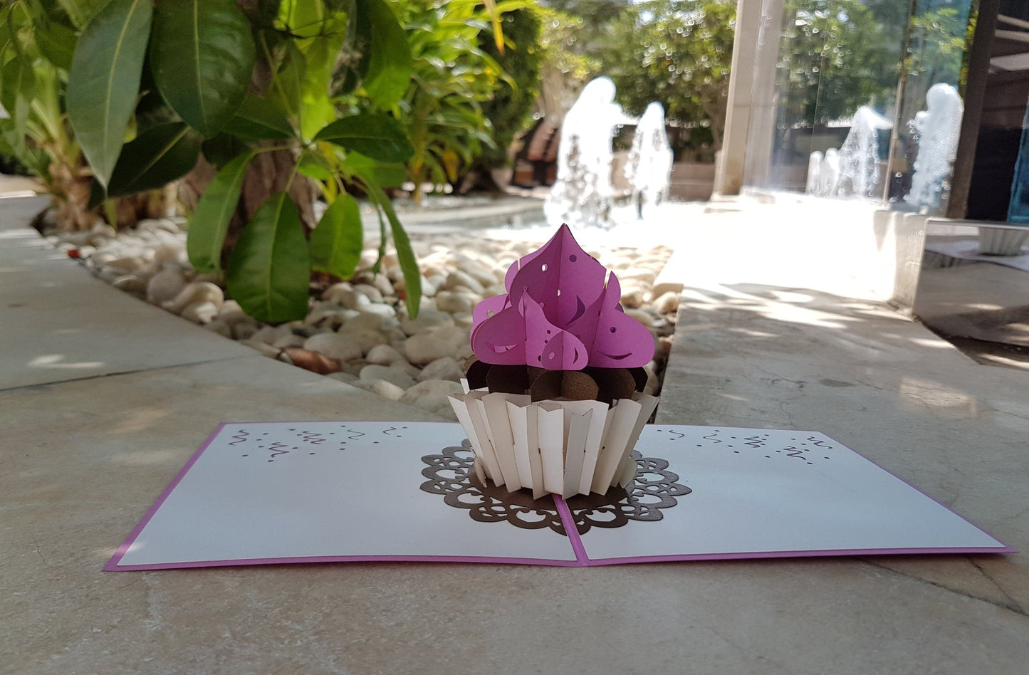 Cupcake Pop Up Card - Sweet Birthday Greeting