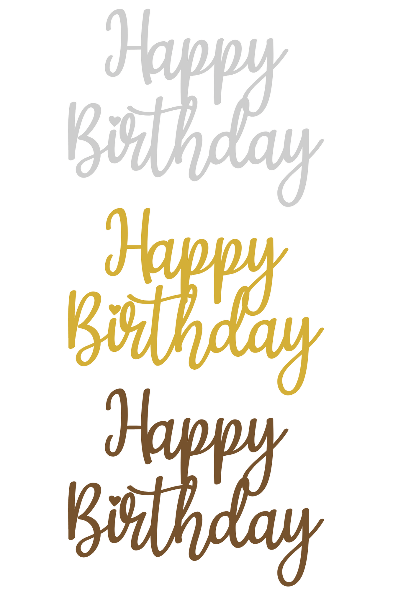 Happy Birthday - Cake Topper - Abra Cards