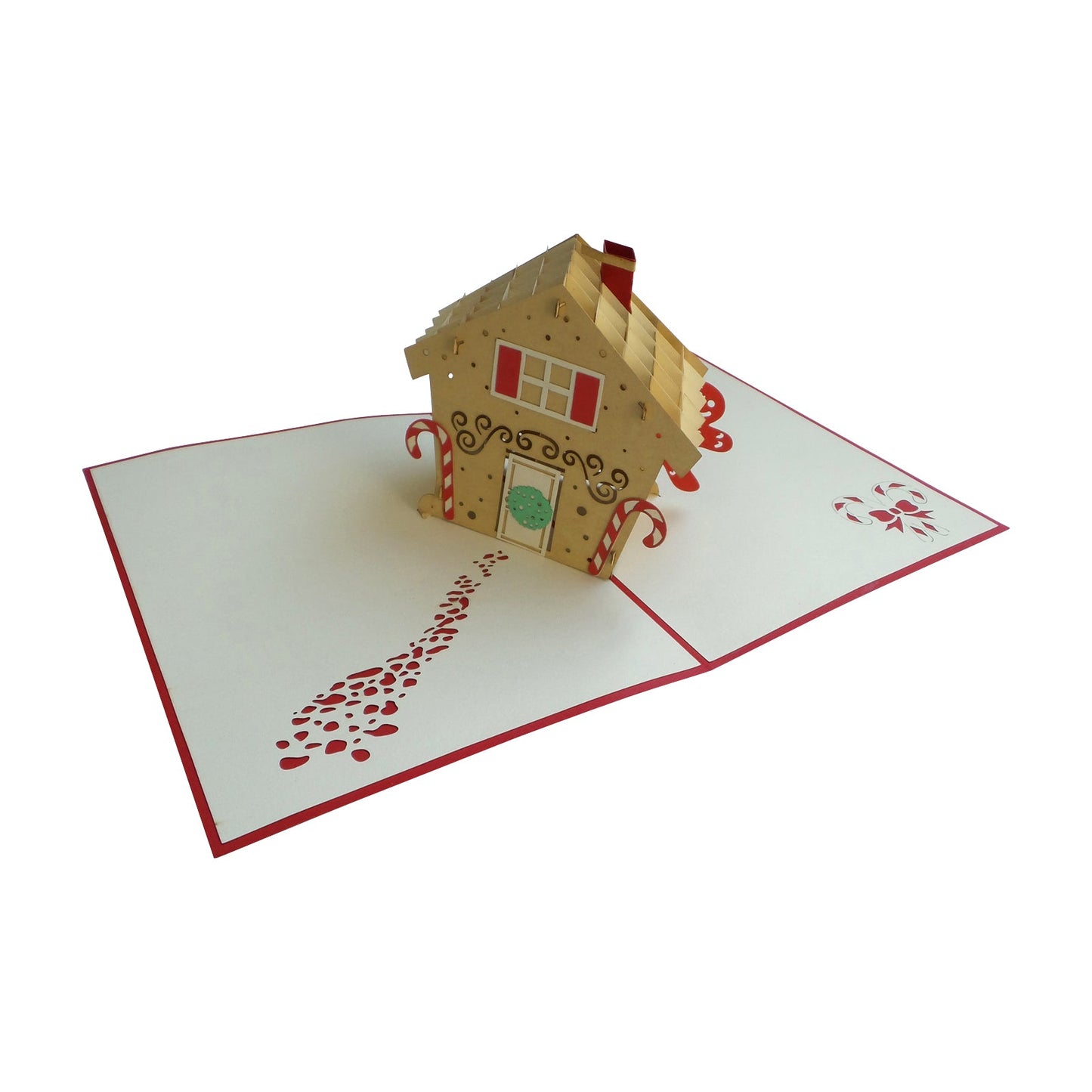 Gingerbread House Pop Up Card - Holiday Greeting