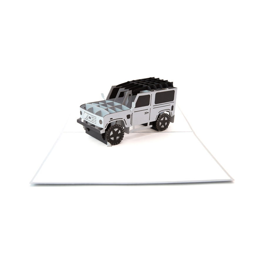 4x4 Offroad Truck Pop Up Card