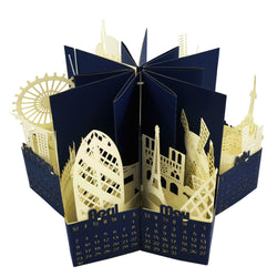 Architectural 3D Pop up 2019 calendar - Abra Cards