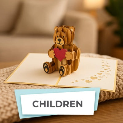 Children Greeting Cards Pop up