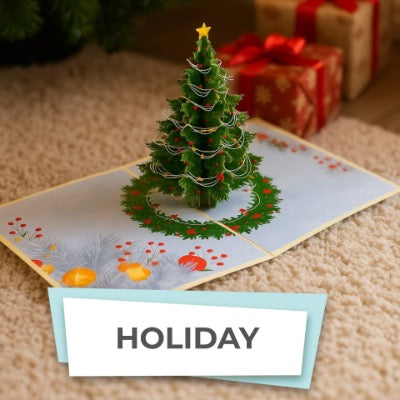 Holiday Greeting Cards Pop up
