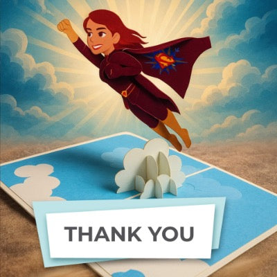 Thank You Greeting Cards Pop up