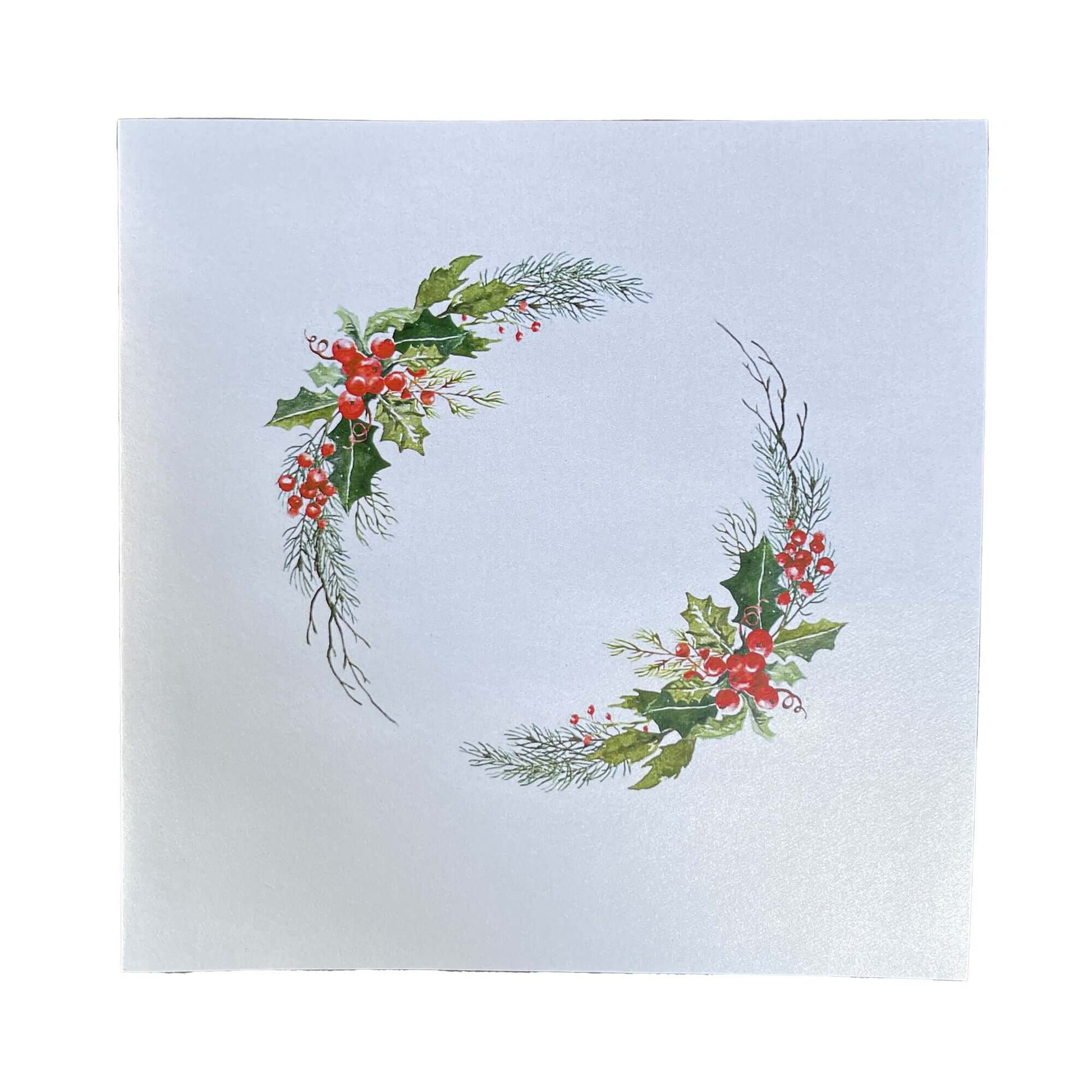 Christmas Poinsetta Basket - Abra Cards