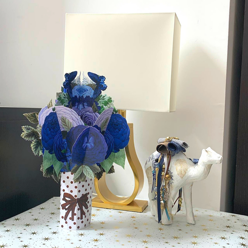 Mixed Blue Flowers Bouquet