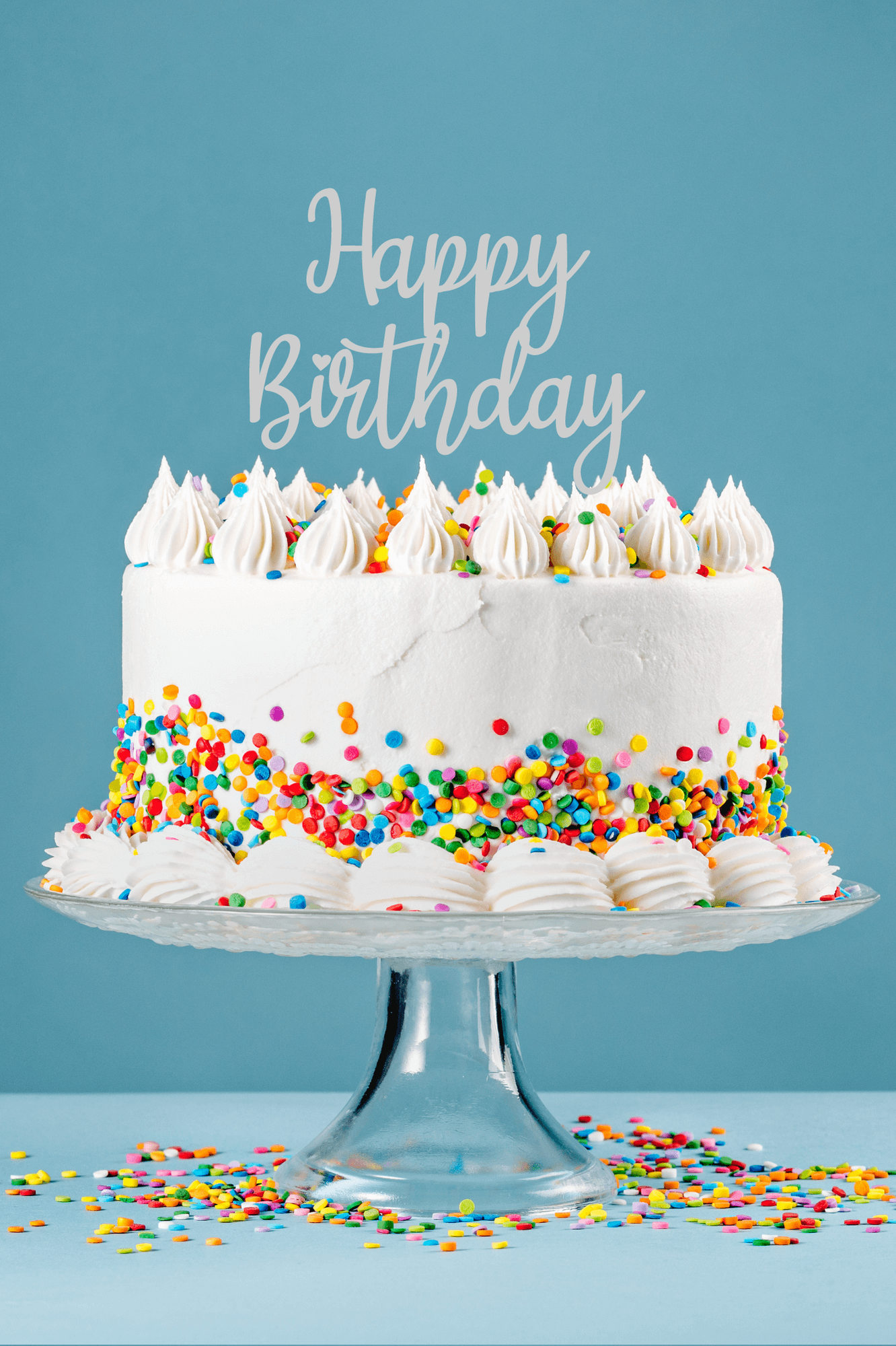 Happy Birthday - Cake Topper - Abra Cards