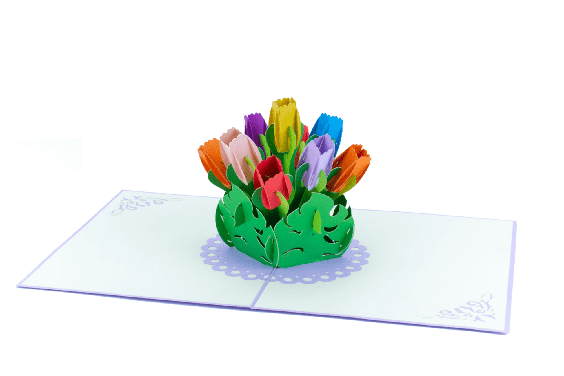 Tulip Multicoloured - Abra Cards