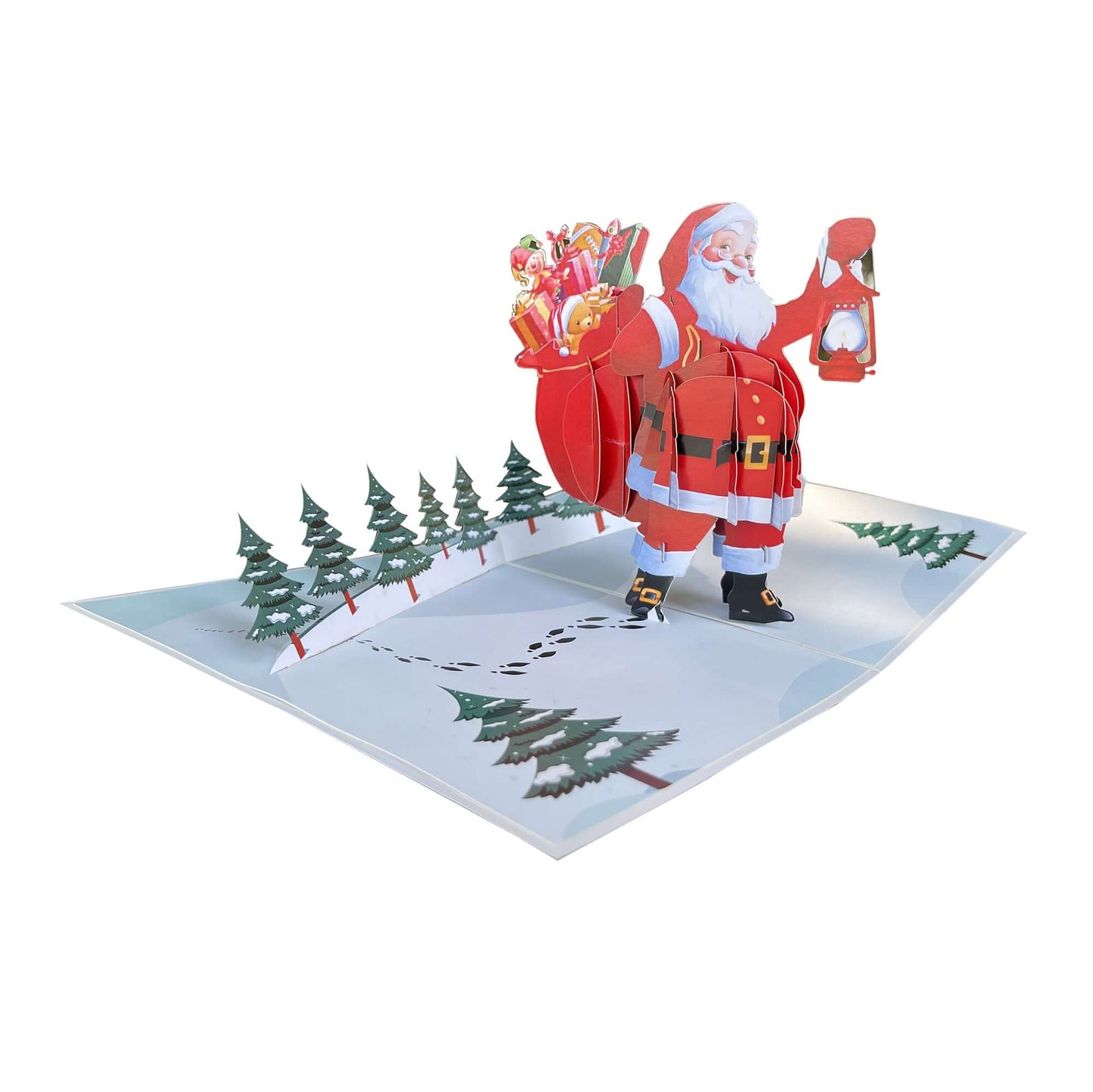 Santa Holding Lamp