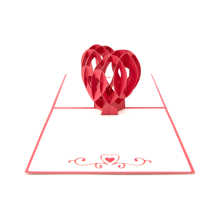 3D Heart Love Card - Perfect Gift for Valentine’s Day
