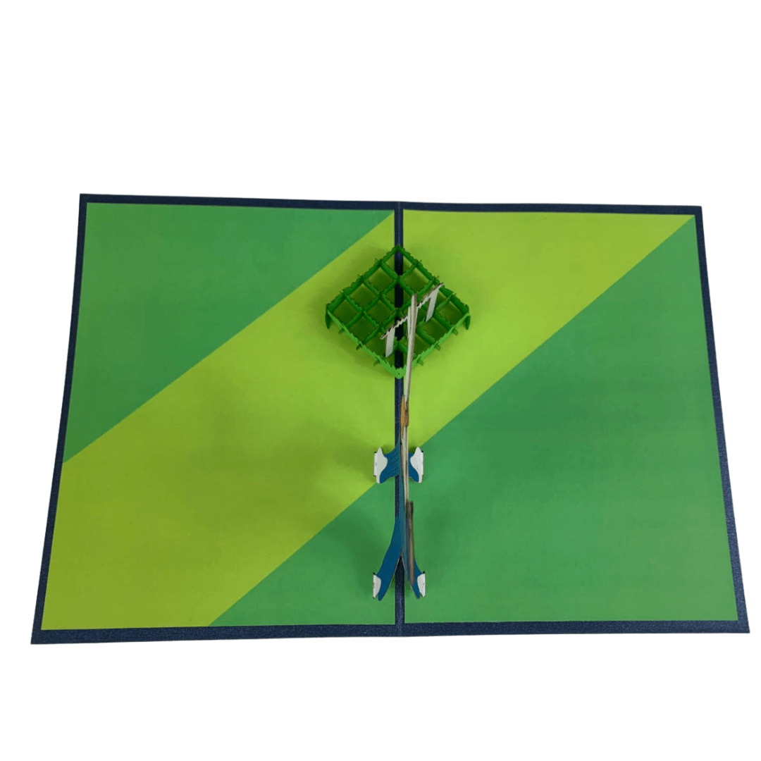 Cricket Pop Up Card – Sports Themed Gift for Fans