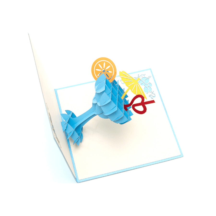 Cocktail Pop Up Card
