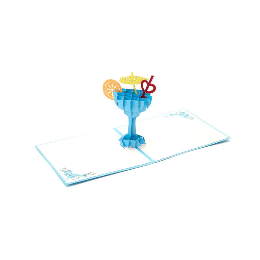 Cocktail Pop Up Card
