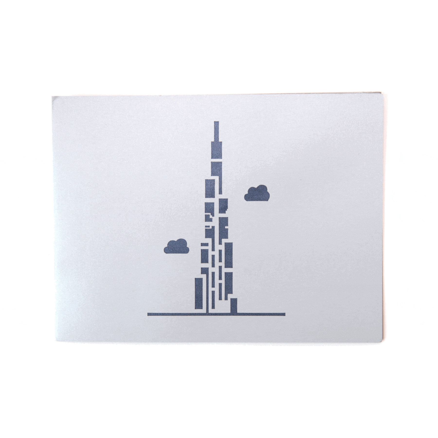 Burj Khalifa Dubai Landmark Pop Up Card - Souvenir