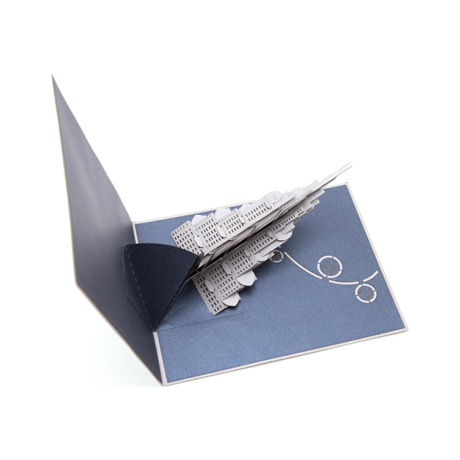 Burj Khalifa Dubai Landmark Pop Up Card - Souvenir