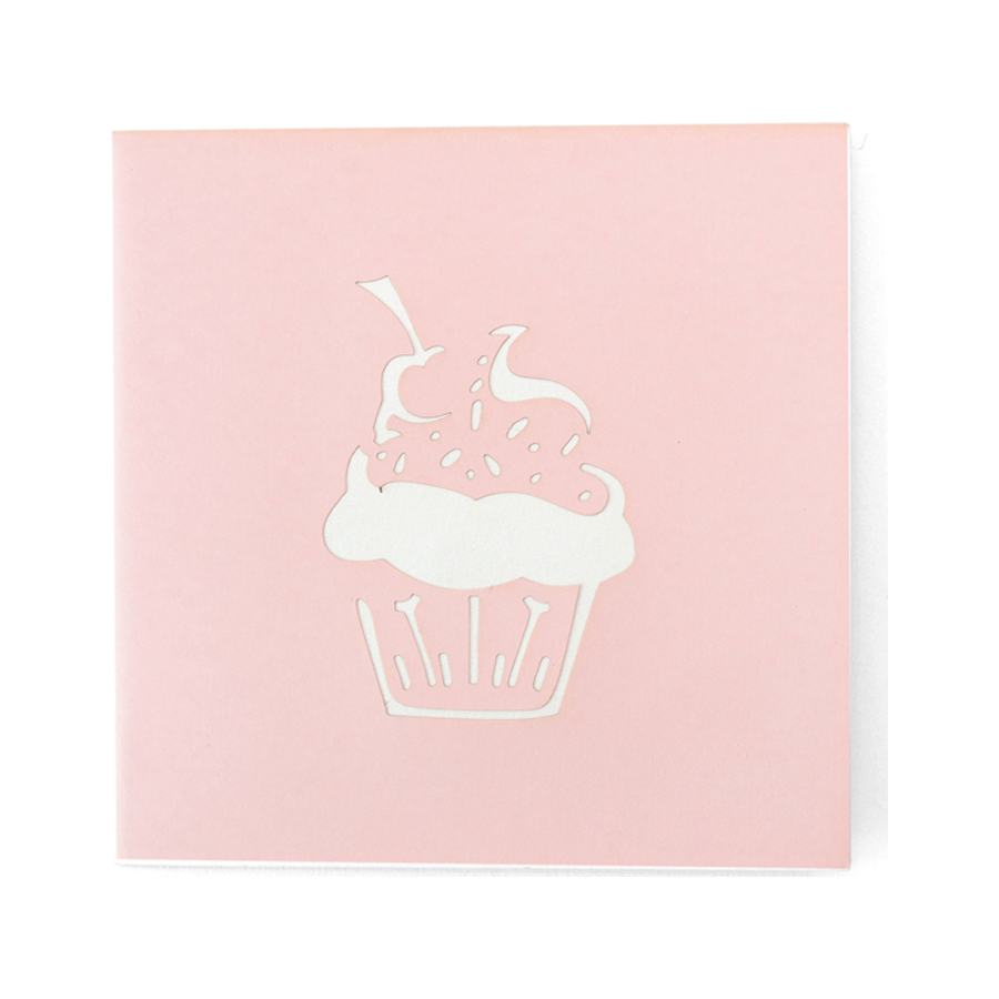 Cupcake Pop Up Card - Sweet Birthday Greeting