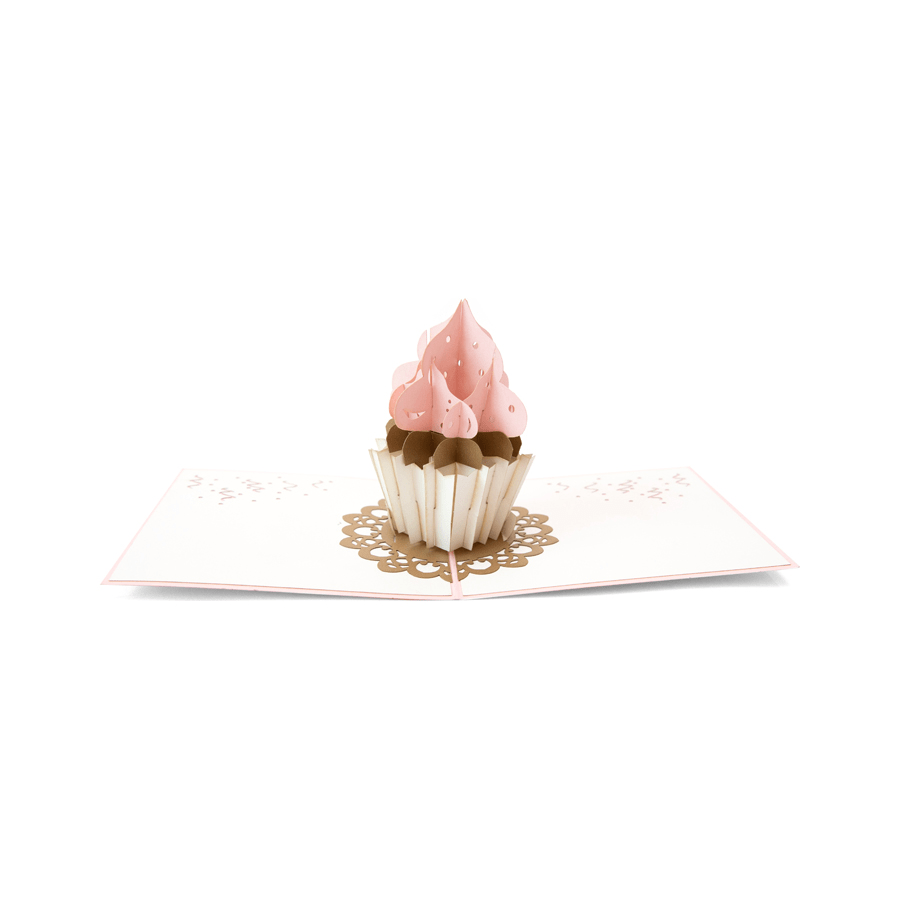 Cupcake Pop Up Card - Sweet Birthday Greeting