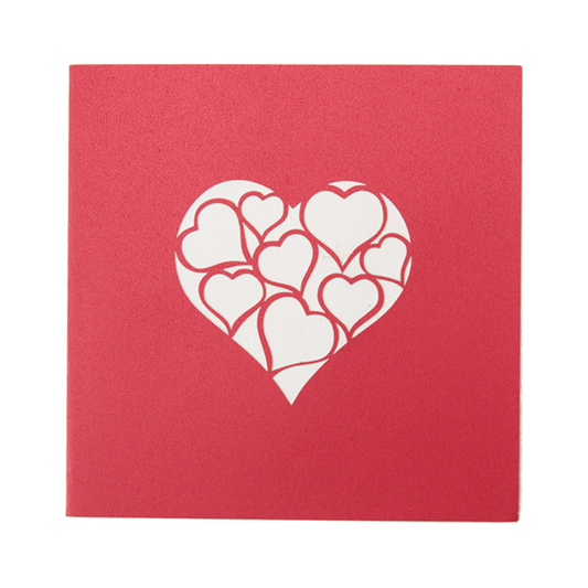3D Heart Love Card - Perfect Gift for Valentine’s Day