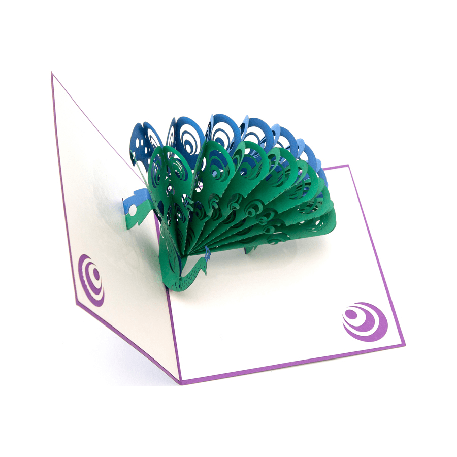 Peacock - Abra Cards