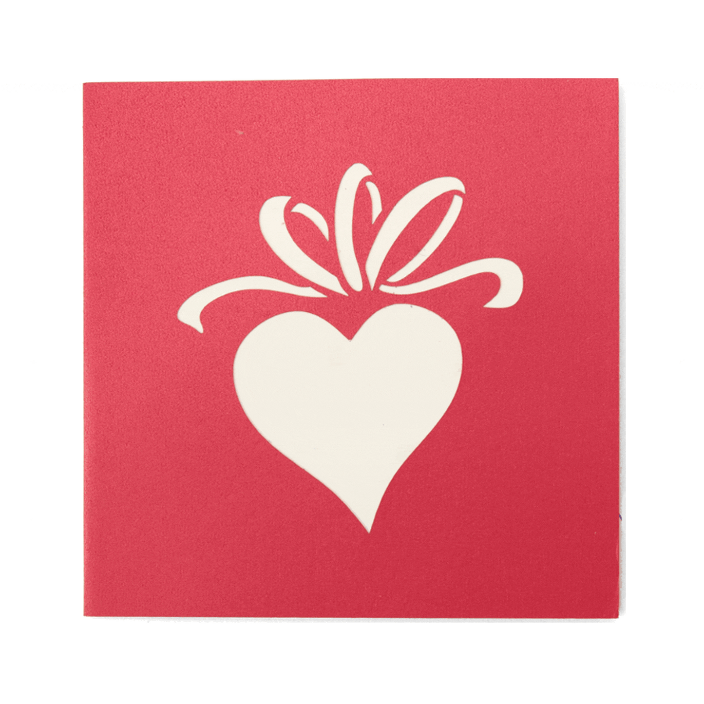 Heart Boxed Present Pop Up Gift Card - The Perfect Surprise