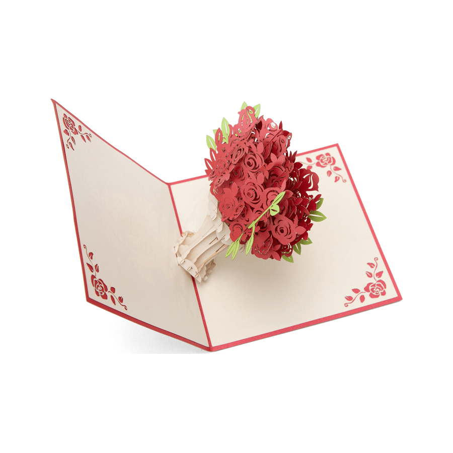 3D Rose Bouquet Card: The Ultimate Symbol of Love
