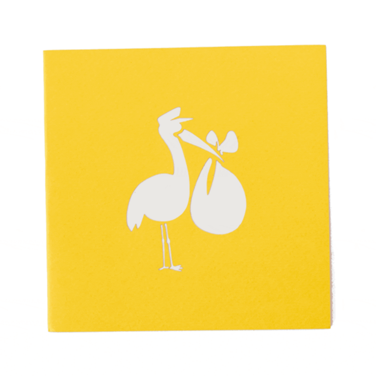 Stork Pop Up New Baby Card - Perfect for Welcome