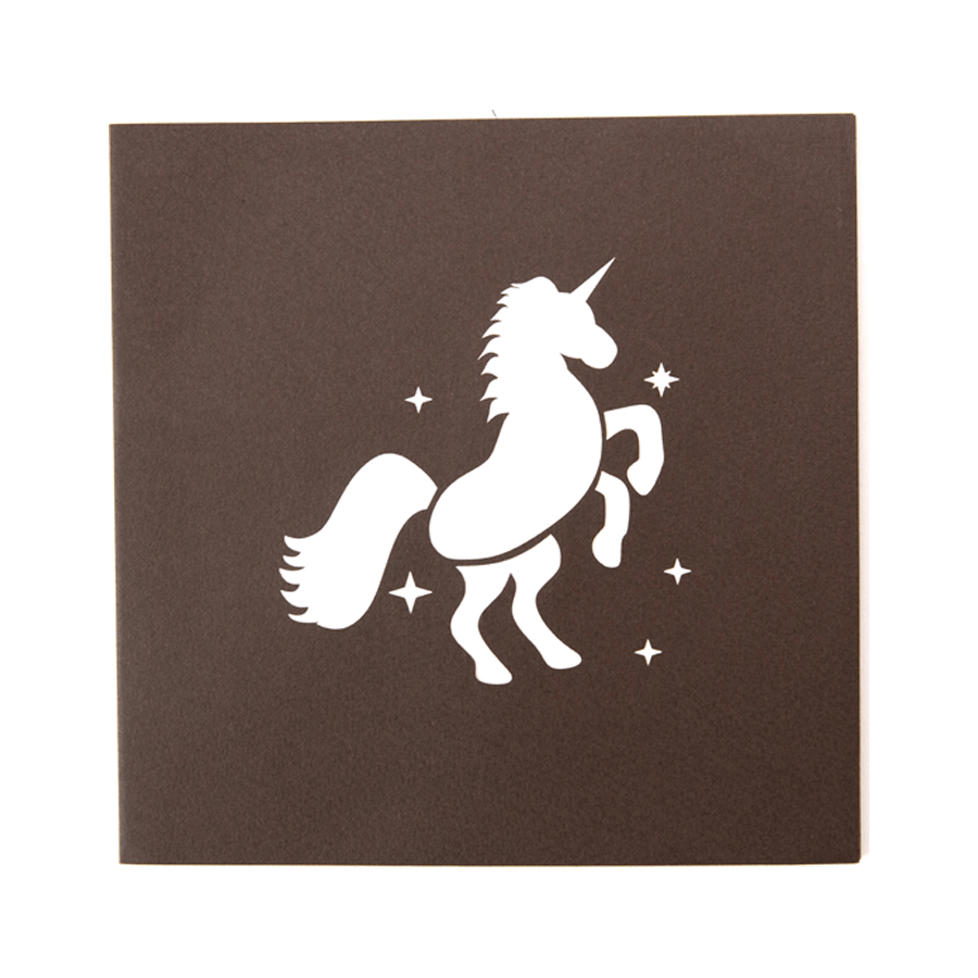 Unicorn Pop Up Card