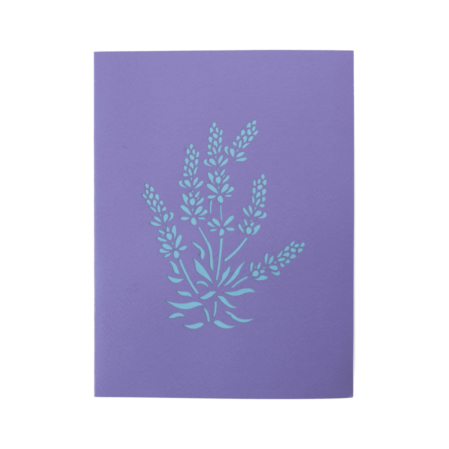 Lavender Vase Pop Up Card – Floral Gift of Peace