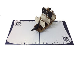 Pop Up Boat Card