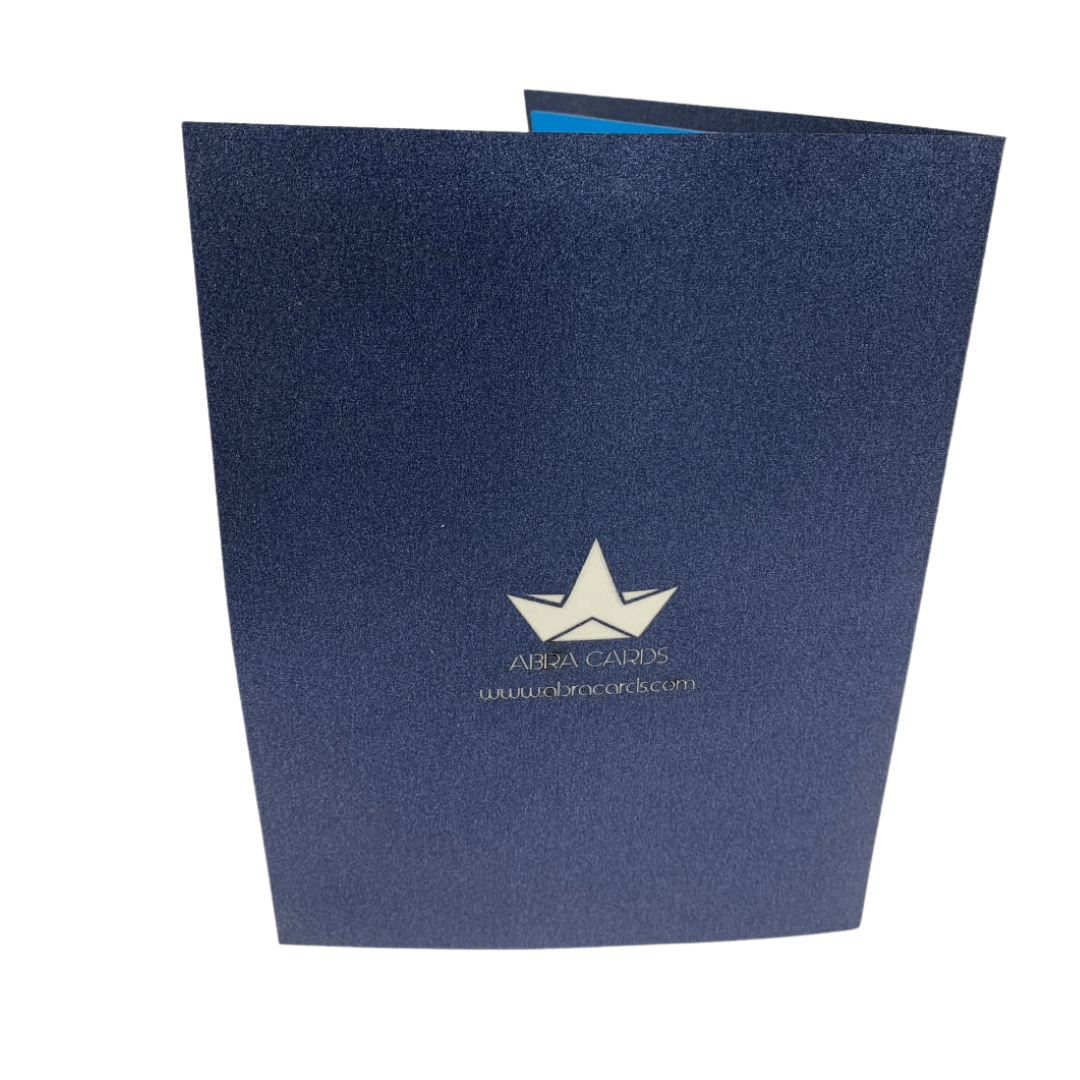 Golfer & Bag - Abra Cards