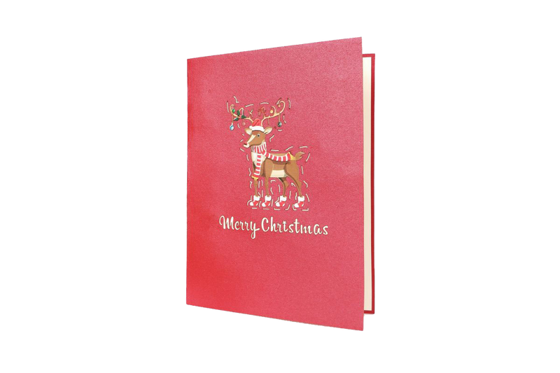Handmade Reindeer Christmas Cards