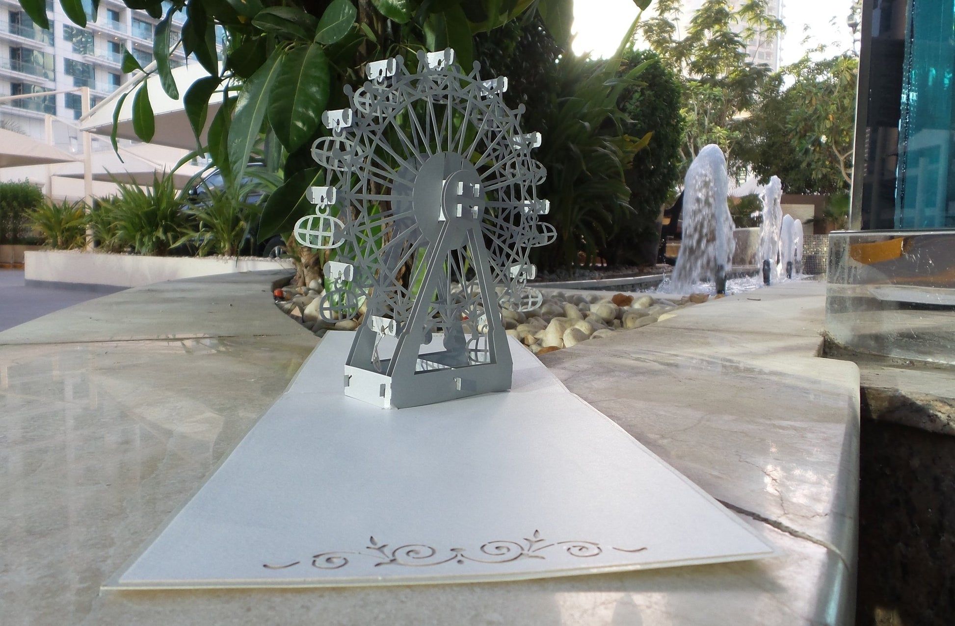 Ain Dubai Pop Up Card