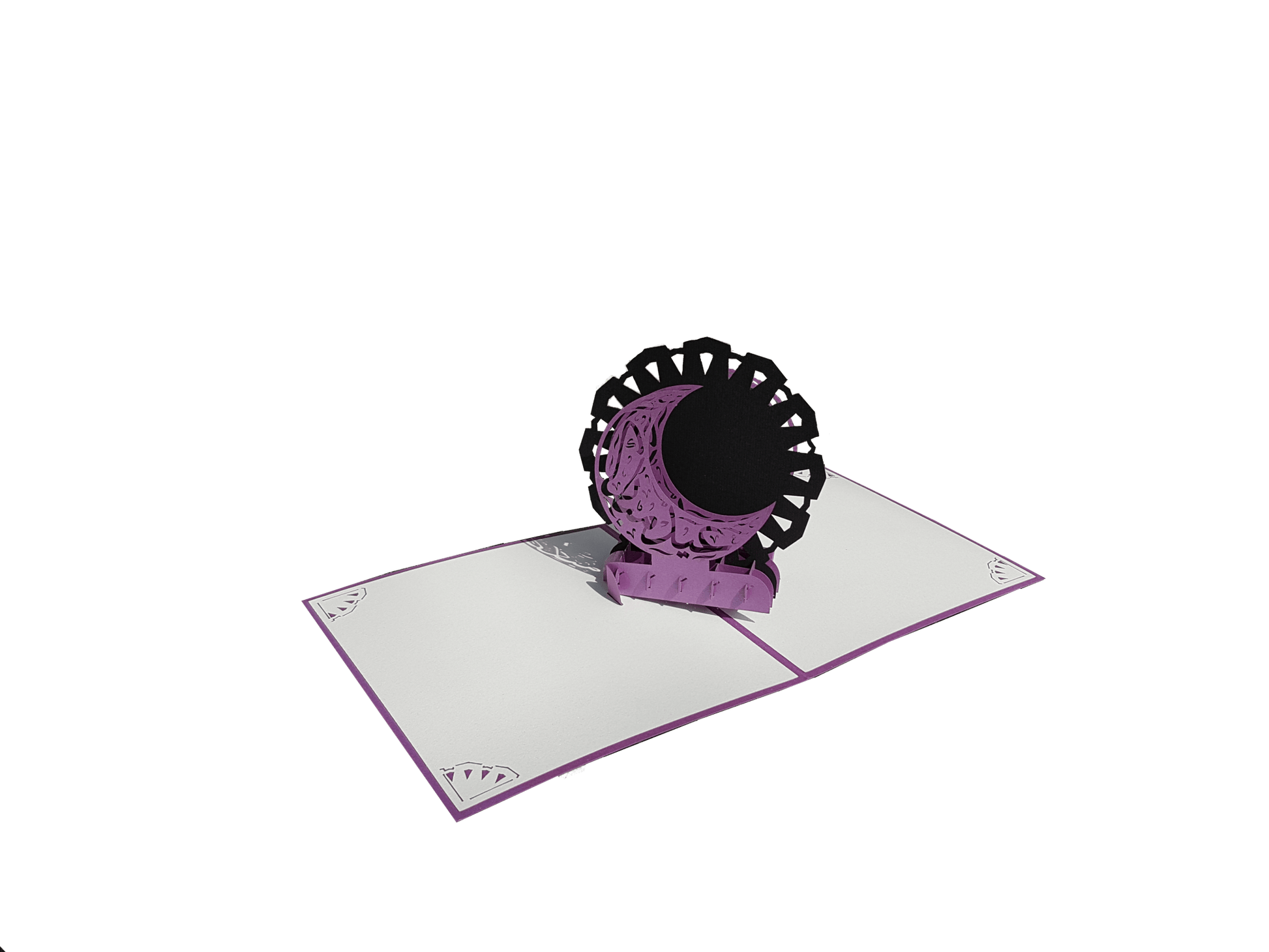 Eid Mubarak: Purple Crescent - Abra Cards