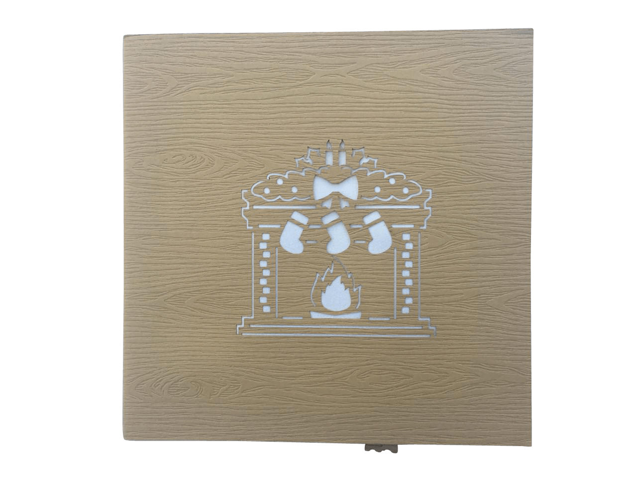 Christmas Fireplace - Abra Cards