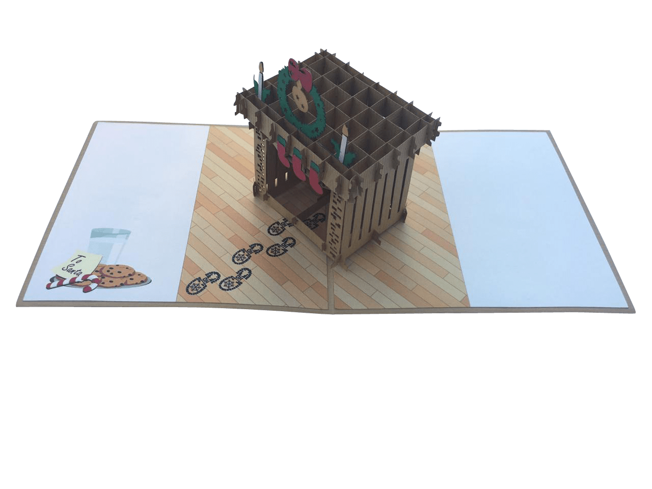 Christmas Fireplace - Abra Cards