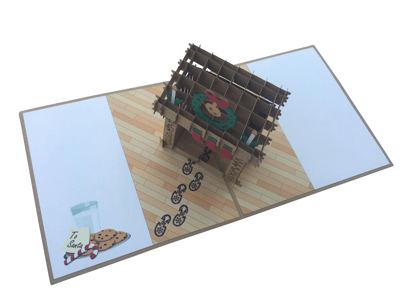 Christmas Fireplace - Abra Cards