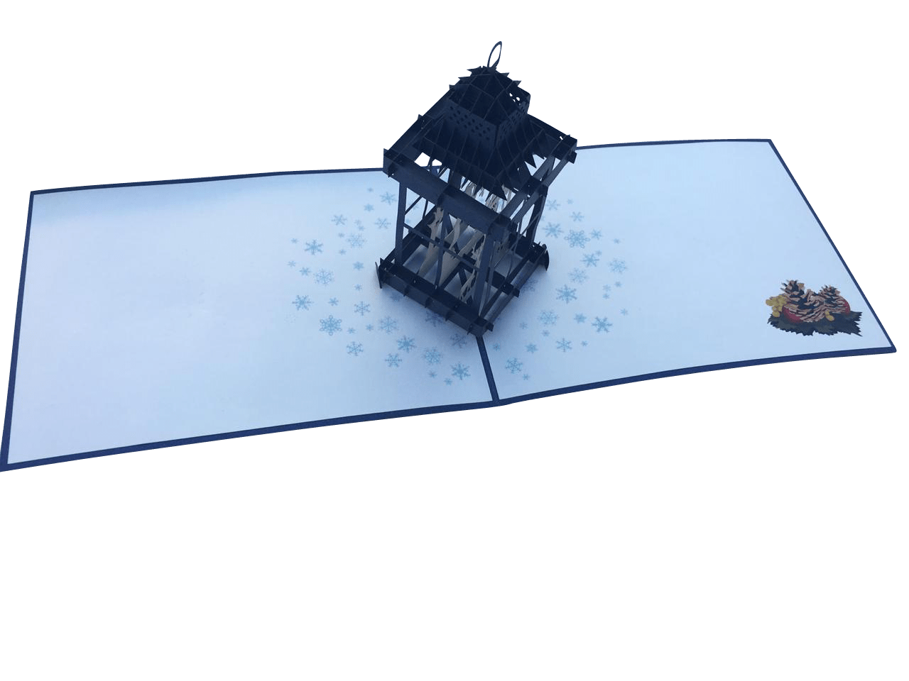 Christmas Lantern Pop up Card