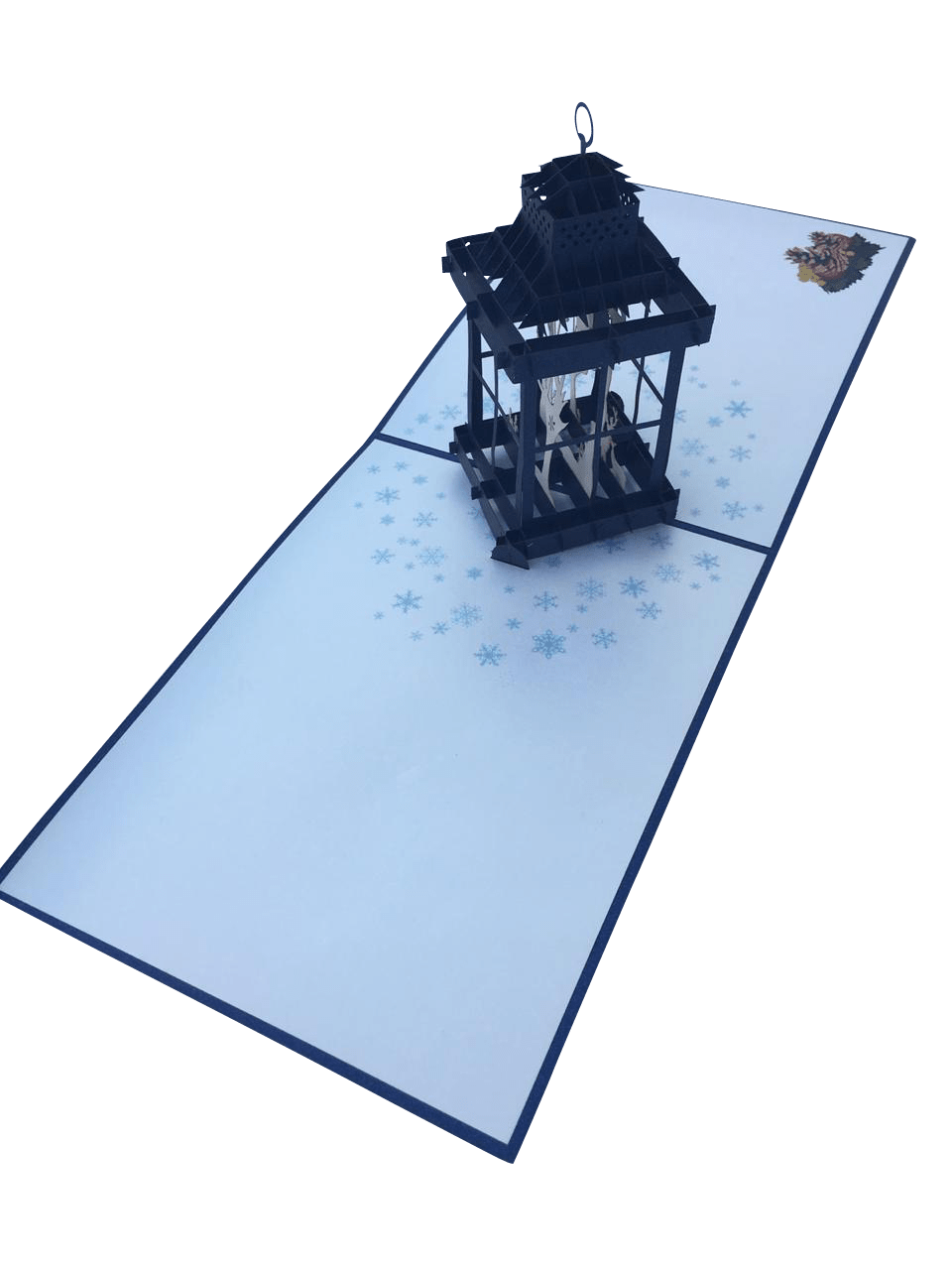 Christmas Lantern Pop up Card