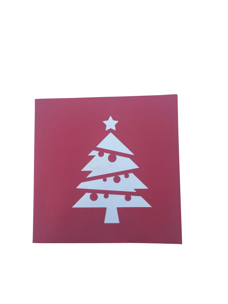 Christmas Tree Pop Up Card - Festive Gift