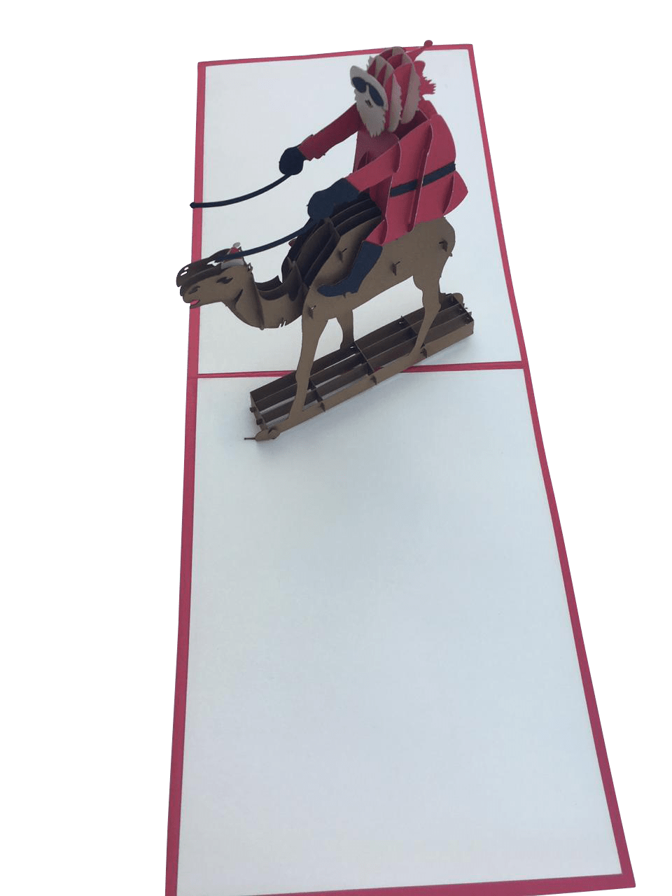 Santa on a Camel - Abra Cards
