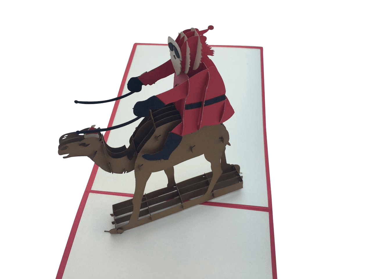Santa on a Camel - Abra Cards
