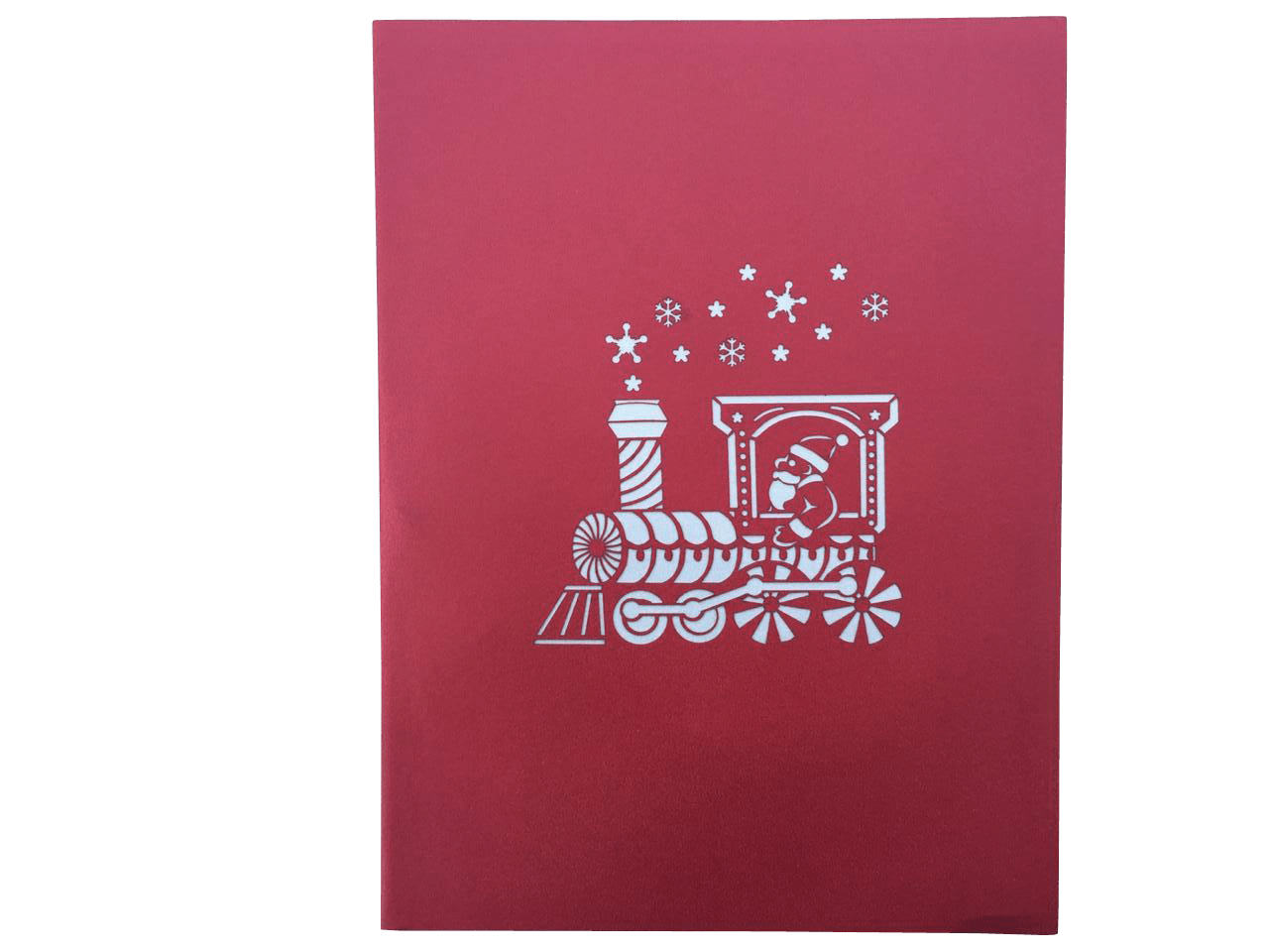 Santa's Train Pop Up Card - Holiday Greeting