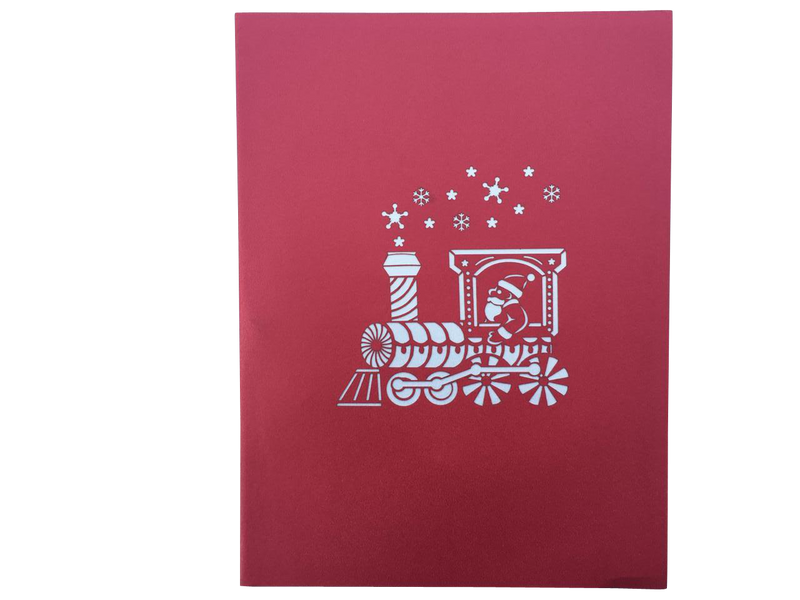 Christmas Train Pop Up Card