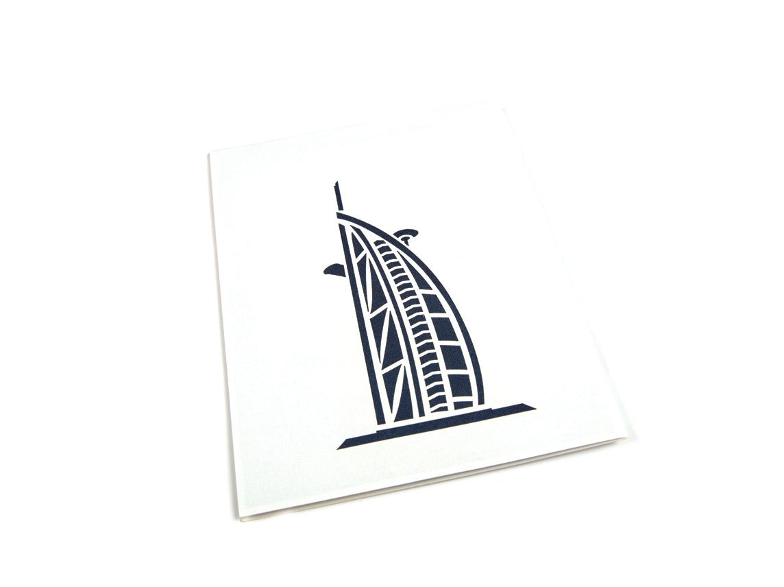 Burj Al Arab Pop Up Card - Luxury Souvenir
