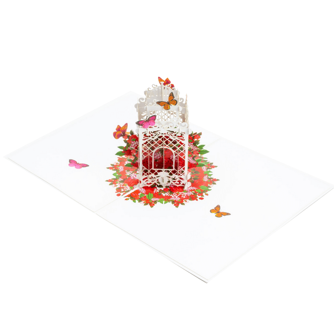 Butterfly Cage Pop Up Card - Love Gift
