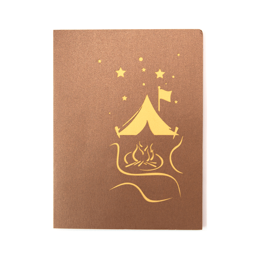 Camping Pop Up Card