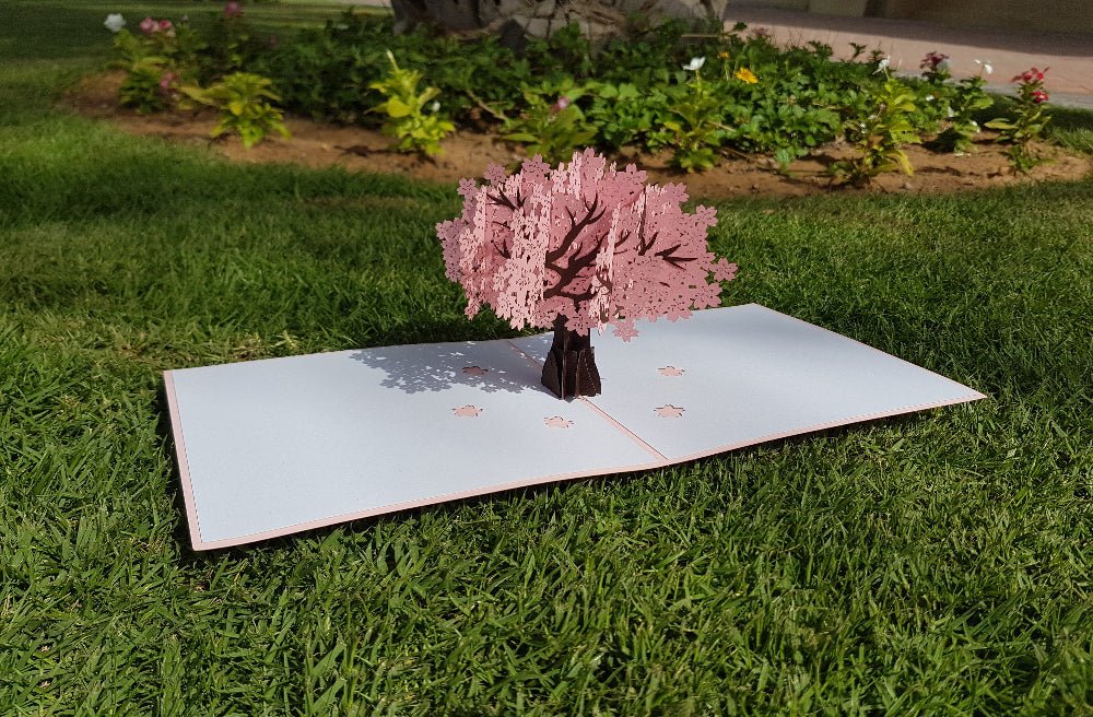 Cherry Blossom Pop Up Card - Floral Greeting